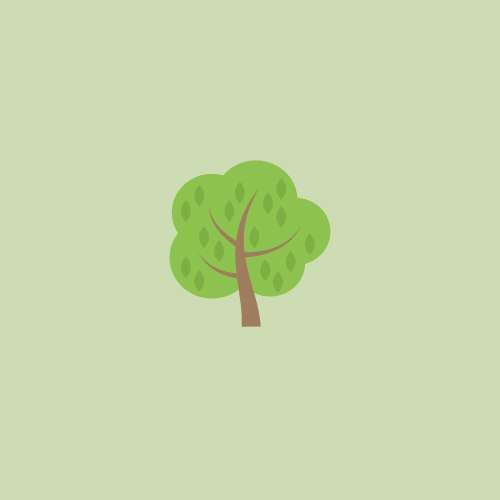 Detailed tree for miniature landscapes