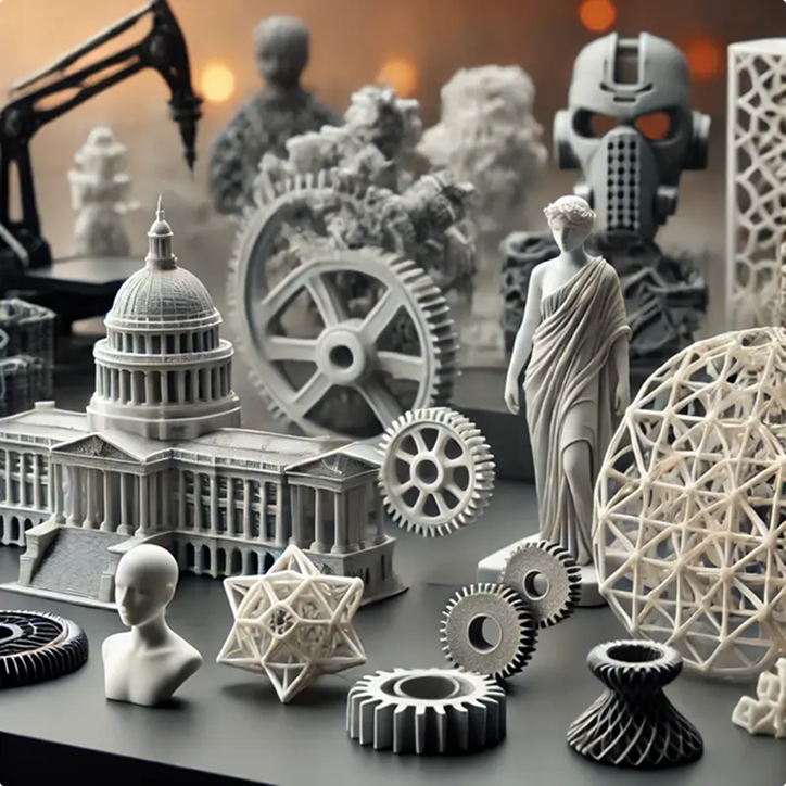 a 3d printed model of the US Capital Building